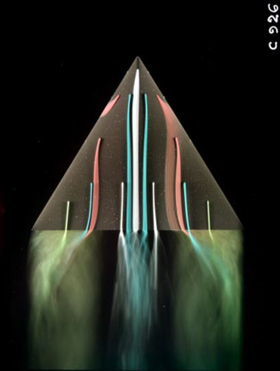 Écoulements de paroi observés à la surface d'une maquette d'aile delta 
