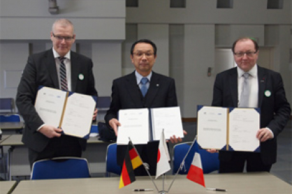 ONERA, JAXA and DLR sign a new agreement of research on the supersonic boom